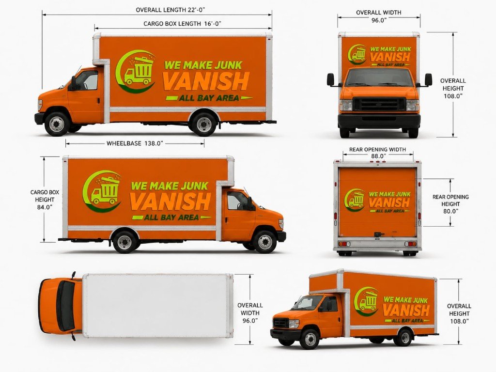 We Make Junk Vanish Truck – Brand Mockup